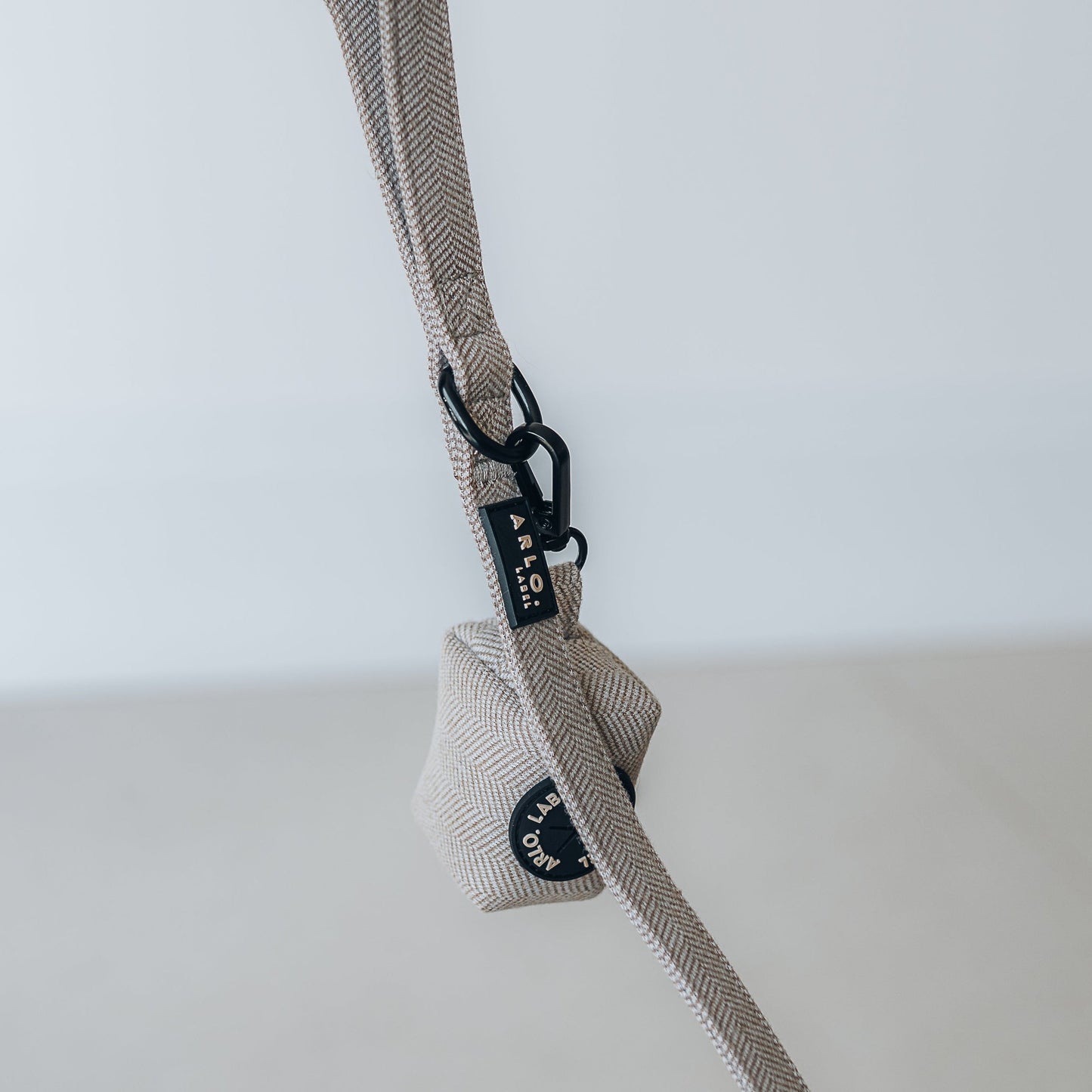 Brown Tweed Poop Bag