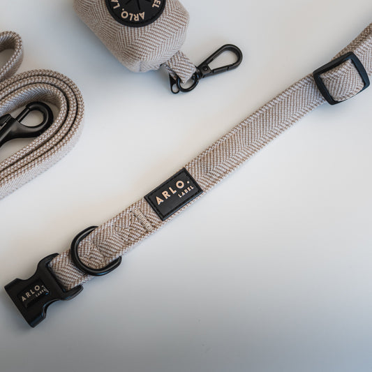 Brown Tweed Collar